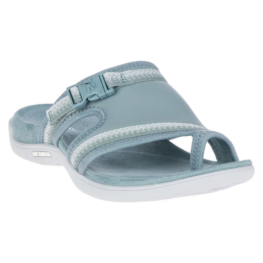 Sandales Merrell District Muri Wrap Bleu Clair Femme | K.W.RIMW